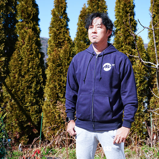 【限定】もーりーチャンネル前開きジップアップフーディパーカー【送料無料】男女兼用